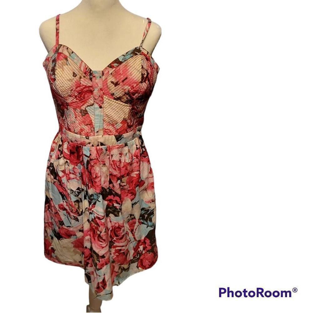 Jessica Simpson Spaghetti Strap Floral Sundress Size Large